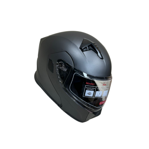 Şehir İçi Kullanım İçin Konforlu Modüler Kask Jk Mat Gri