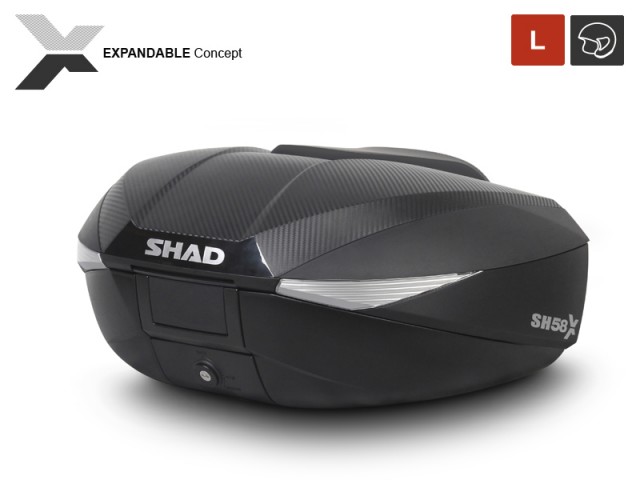 Sh-58x Shad Genişleyen Motosiklet Arka Çanta – 58lt Taşıma Kapasiteli
