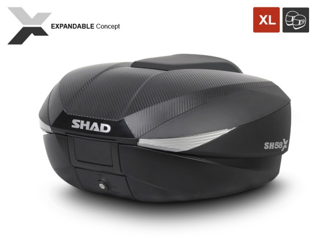 (shad) Sh-58x Genişleyen Motosiklet Arka Çanta – 58lt Taşıma Kapasiteli