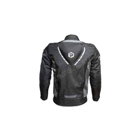 Snl 5305 Gray 4 Mevsim Kısa Motosiklet Montu – Siyah,gri Ce Koruma, Su Geçirmez, Reflektörlü