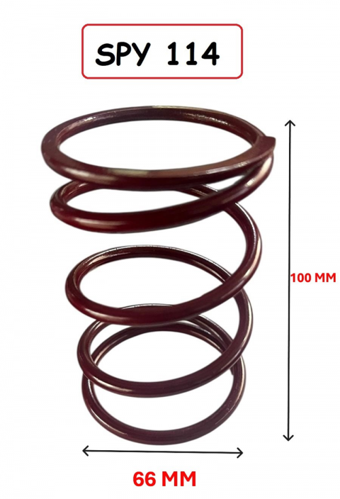 (speed Up) Gy6 Scooter 125 / 150 (1500rpm - Kırmızı) Performans Arka Varyatör Yayı Spy 114