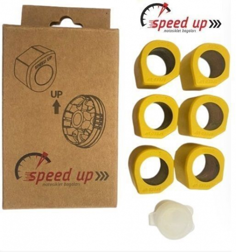 Speed Up Performans Bagası 8'li (tahrik Seti) 25x15 (14gr) Yamaha Xmax 400 - Tmax 530 / Majesty 400