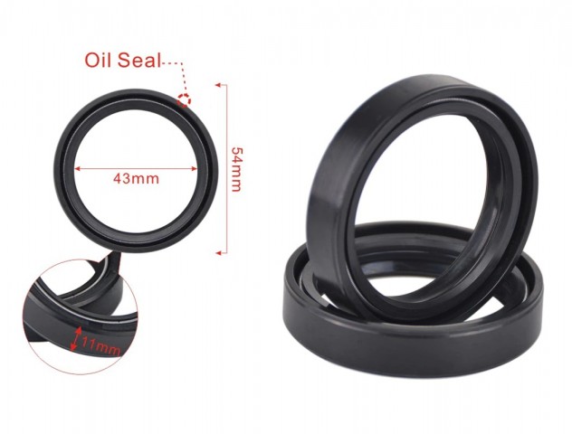 Suzuki Dl 650 V-strom - Gsx-r 750 / Gsx-r 1000 Ön Amortisör Yağ Keçesi Takım 43-54-11 (2'li)