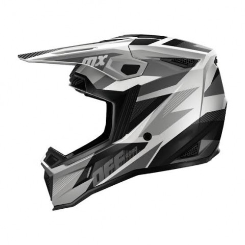 Sway 635 Shot White Black Cross Kask