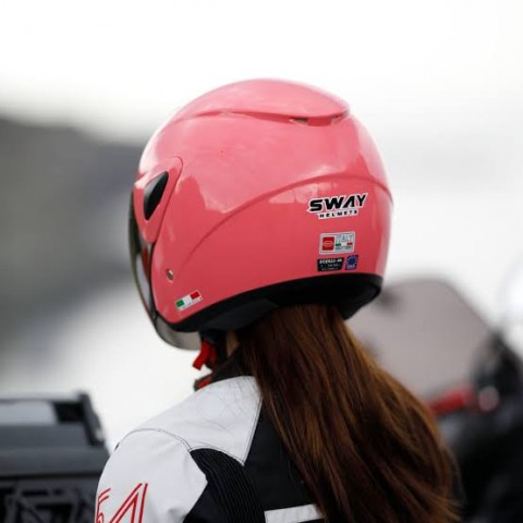 Sway 733y Yarım Kask Pembe