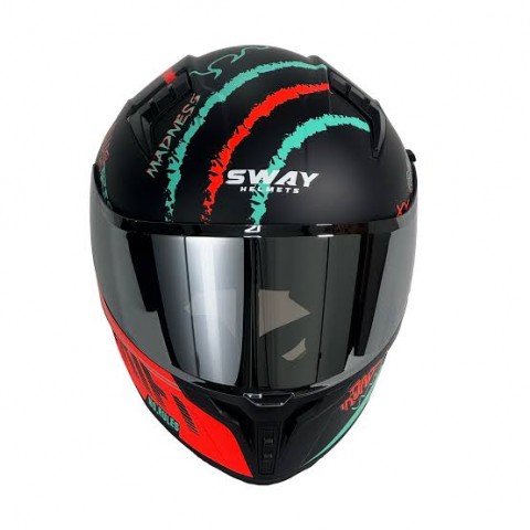 Sway 869 Drıft Full Face Kask Black Red