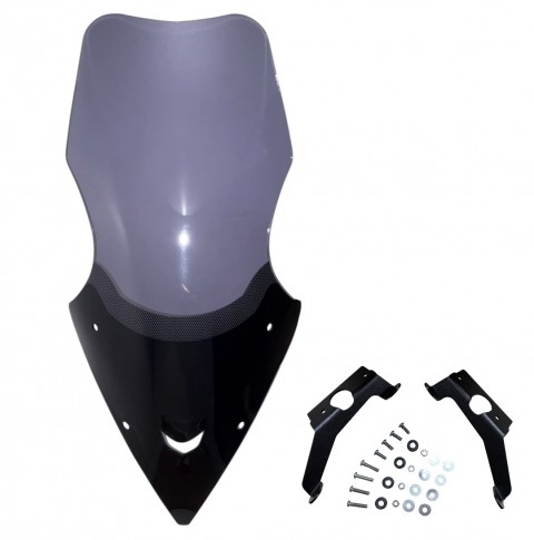 Sym Jet X 125 Ön Tur Camı (siperlik) Serigrafili (füme)