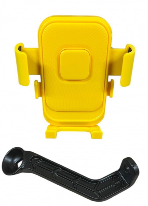 Telefon Tutucu Ayna Bağlantılı (104) Sarı