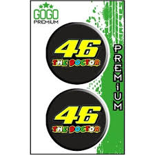 The Doctor 46 Koruma Takozu 4x4 (2'li) Damla Sticker Seti