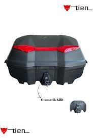 Tien 52 Litre Motosiklet Çantası - Otomatik Kilit (sırt Dayama Pedi Dahil)
