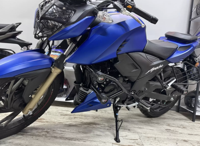 Tvs Apache Rtr 200 Etraf Motor Koruma Demiri