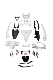 Tvs Jupiter 125 Kaporta Seti (plastik Aksam) Beyaz Komple