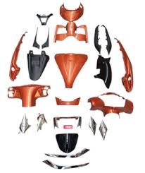 Tvs Jupiter 125 Kaporta Seti (plastik Aksam) Turuncu Komple