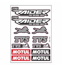 Tvs Raider 125 A4 Tek Paket Çoklu Sticker