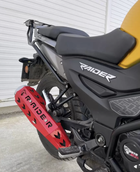 Tvs Raider 125 Egzoz Koruma Sacı Kırmızı