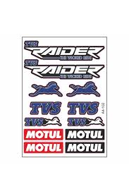 Tvs Raider 125 Tek Paket Çoklu Sticker A4