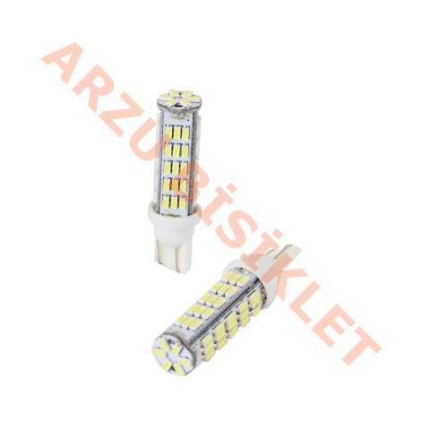 Universal 12v 62 Led'li Flaşsız Dipsiz Park Ampul [çift]