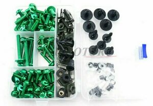 Universal Motosiklet Renkli Civata Seti Grenaj (kaporta) Yeşil