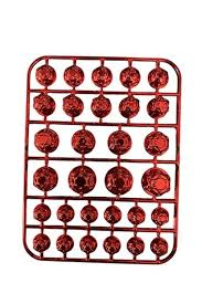 Universal Motosiklet Vida Süs Kapağı Seti Kırmızı