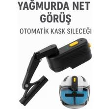 Universal Nikko Kask Vizör Temizleyici (silicek) Şarjlı