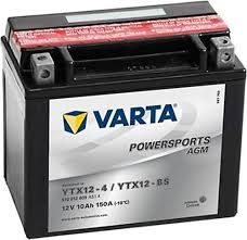 Varta Powersports Agm Ytx12-bs 12v10ah 150a Akü