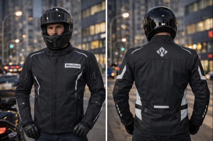 Windtech 4 Mevsim Erkek Hörgüçlü Mont Siyah