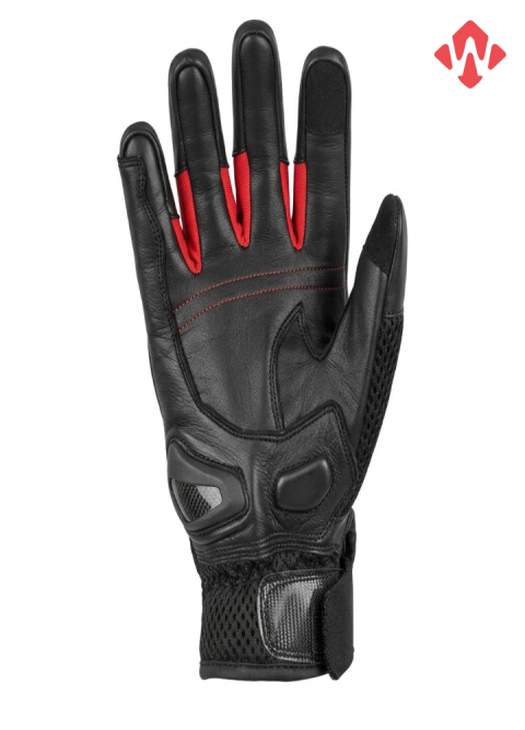 Windtech Carbon-x Pro Tam Eldiven Siyah-kırmızı