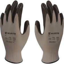 Würth Takım İş Güvenliği Eldiveni Mekanikçi Siyah 9