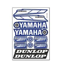 Yamaha Dunlop Mavi Beyaz Sticker