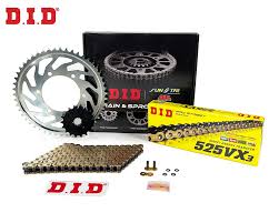 Yamaha Mt 07 (dıd) O-ring Zincir Ve Dişli Seti Vx3 (525-108) Orjinal 525vx3 Dişli Sunstar (gold) 2014-2024 / Tracer 700