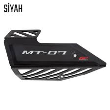 Yamaha Mt07 Egzoz Koruma Kapağı Siyah 2014-2024