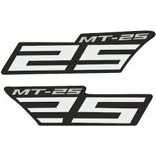 Yamaha Mt25 Beyaz Yan Sticker Set