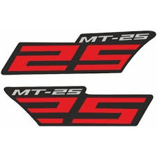Yamaha Mt25 Kırmızı Yan Sticker Set