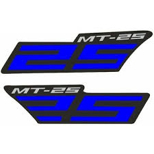 Yamaha Mt25 Sarı Yan Sticker Set