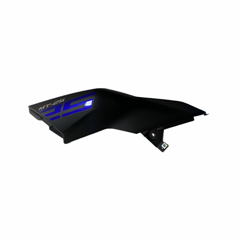 Yamaha Mt25 Sol Depo Alt Kapak Panel Mat Siyah Mavi Orjinal 2014-2018