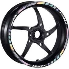 Yamaha Nmax 125 / 155 Hologramlı 1 Set Jant Şeridi Tek Jant İçin (2021-2024)