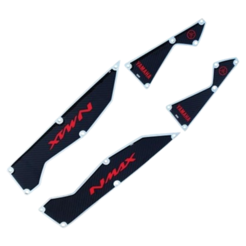 Yamaha Nmax 125 / 155 Kırmızı Krom Ayak Basamak Paspas 2015-2020