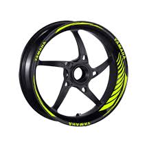 Yamaha Universal Florasan Sarı Reflektör Racing Şerit 2 Jant İçin