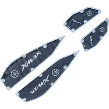 Yamaha Xmax 250 / 300 Beyaz Krom Ayak Basamak Paspas (2018-2022)