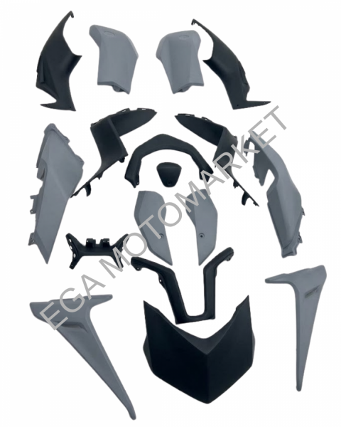 Yamaha Xmax 250 Grenaj Seti Mat Gri (2023-2025)