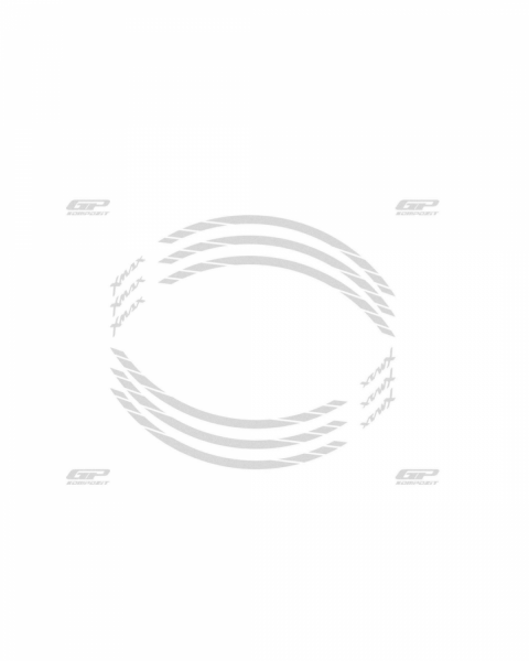 Yamaha Xmax 250 Jant Şeridi Seti Reflektif Gri (2023-2025)