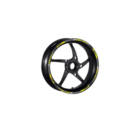 Yamaha Yzf R25 Sarı Jant Şeridi Sticker Tek Jant İçin 2014-2024