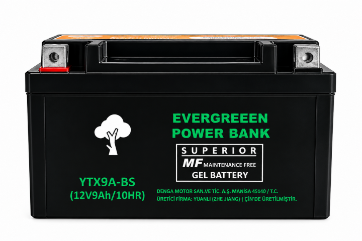 Ytx9a Akü, Ns200-domınar400-scooter (150*86*107) Yatık Evergreen