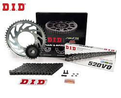 Zincir Ve Dişli Seti Ktm Duke 390 (390cc) (2017-2023) / Zincir: Dıd-520 O Ring-118 Ön-arka Dişli: Jt (15t-44t)