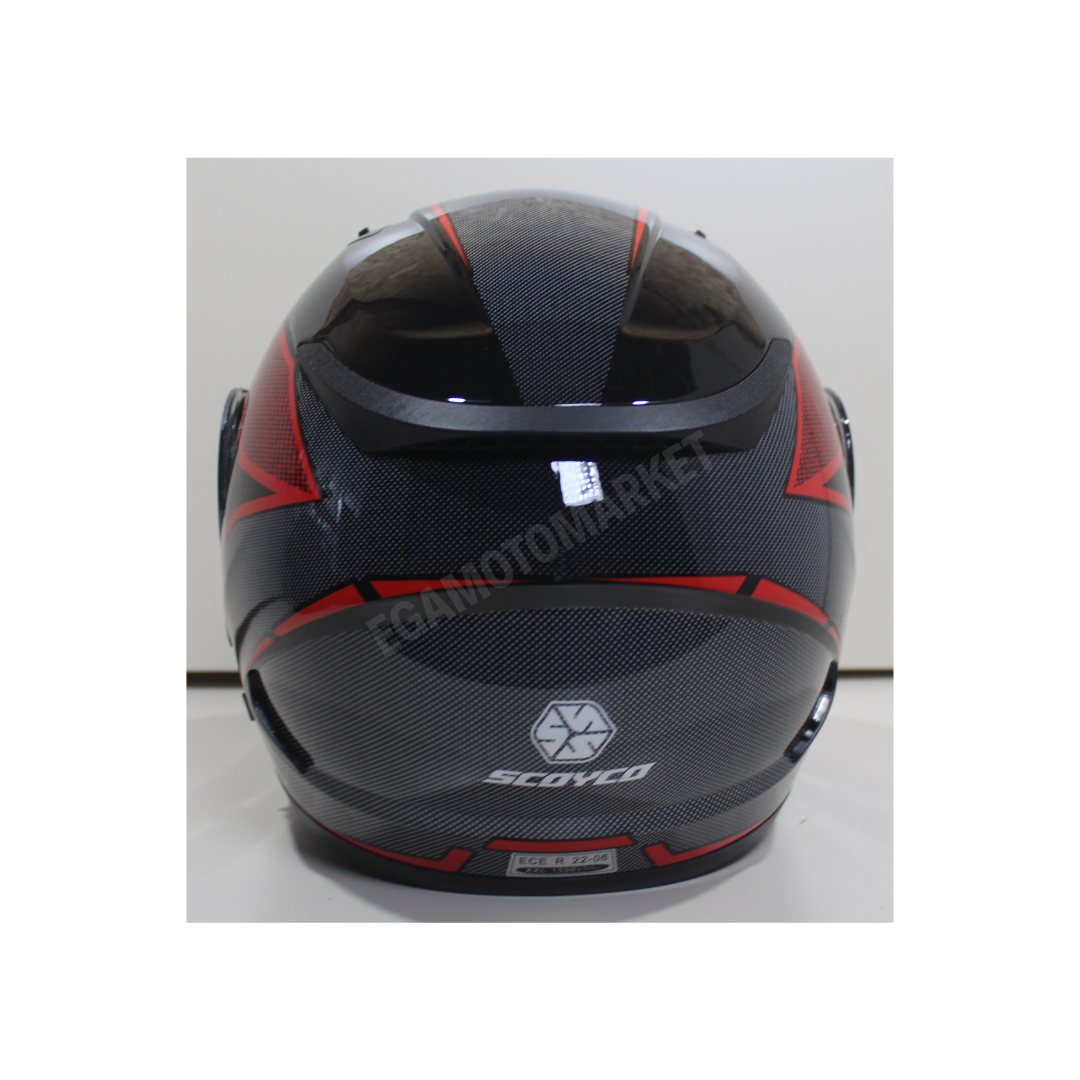 Scoyco Night Ff-868 Çene Açılır Kask – Güneş Vizörlü, Dot-ce