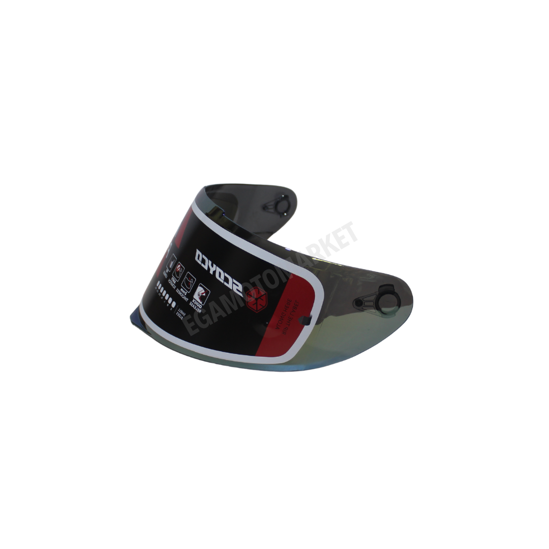 Scoyco Ff869 Kask Camı – Şeffaf, Siyah, Bukalemun | Pinlock Uyumlu Dot