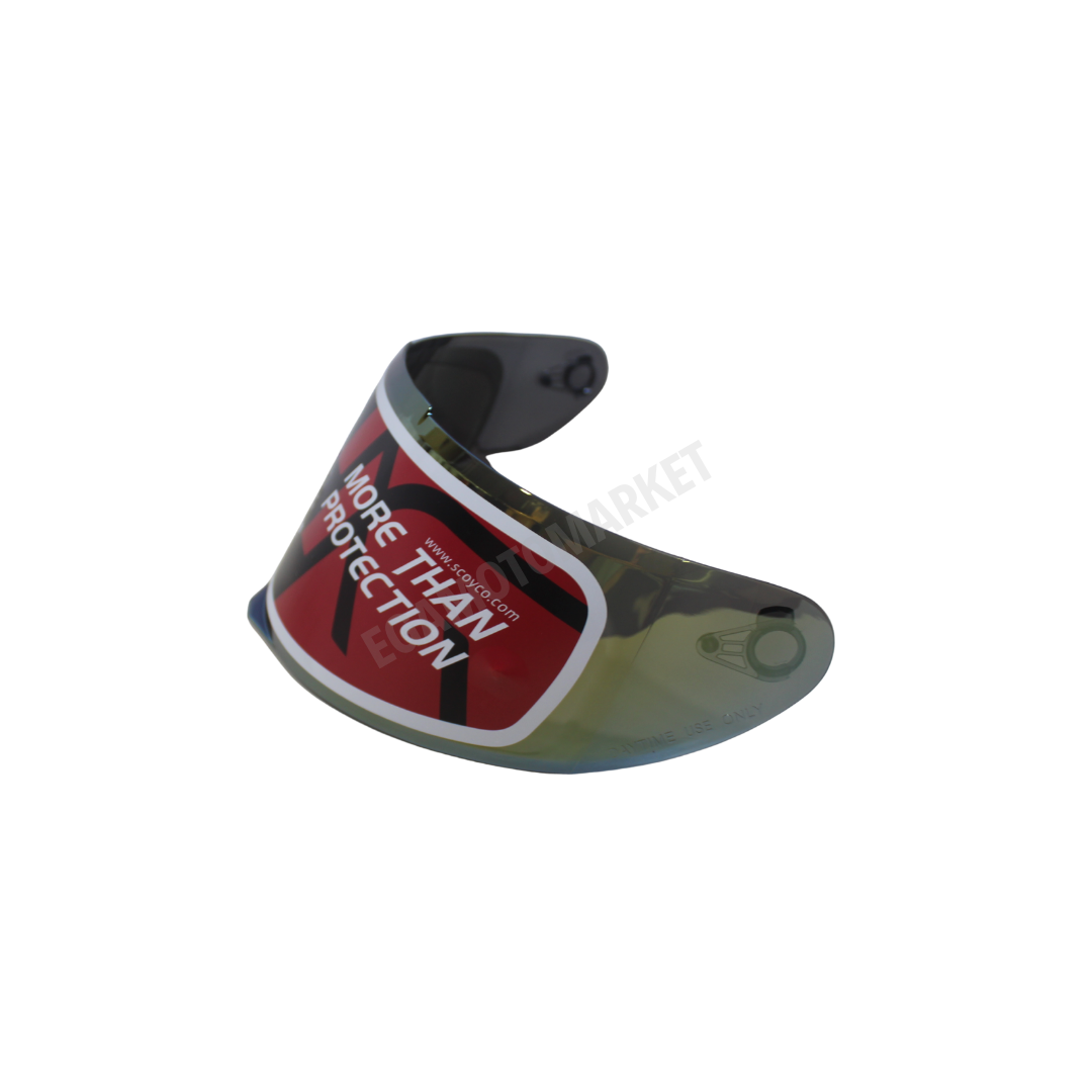 Scoyco Ff869 Kask Camı – Şeffaf, Siyah, Bukalemun | Pinlock Uyumlu Dot