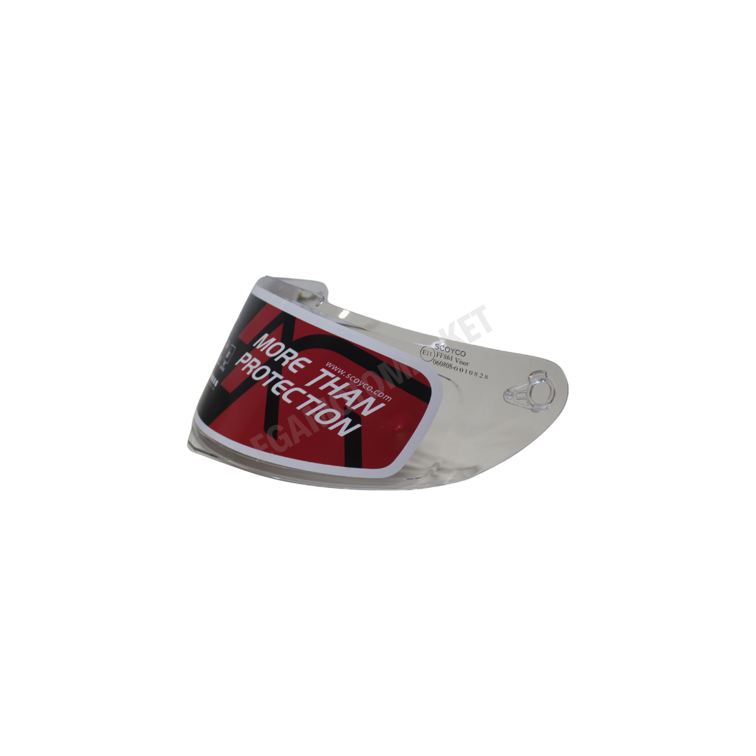 Scoyco Ff869 Kask Camı – Şeffaf, Siyah, Bukalemun | Pinlock Uyumlu Dot