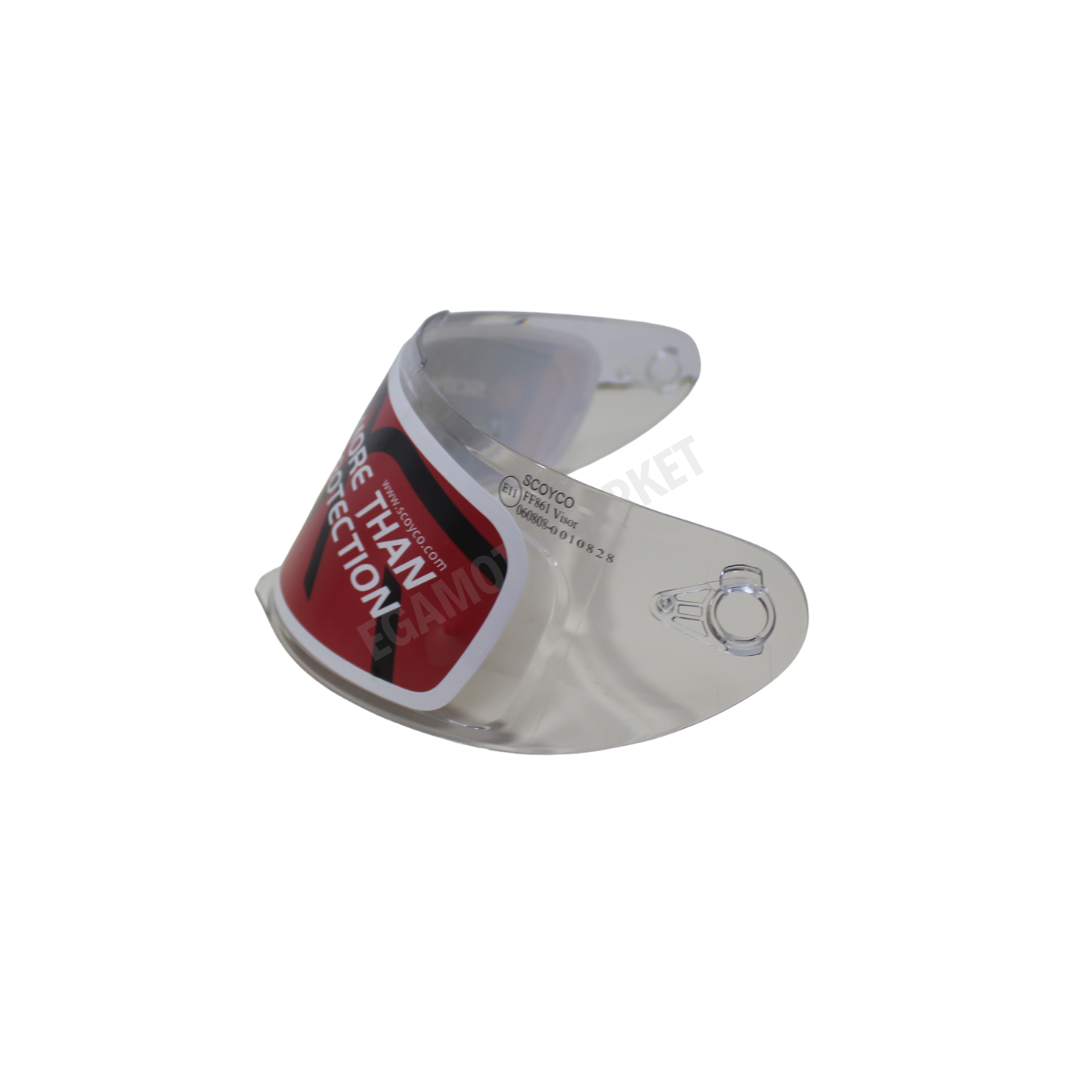 Scoyco Ff869 Kask Camı – Şeffaf, Siyah, Bukalemun | Pinlock Uyumlu Dot