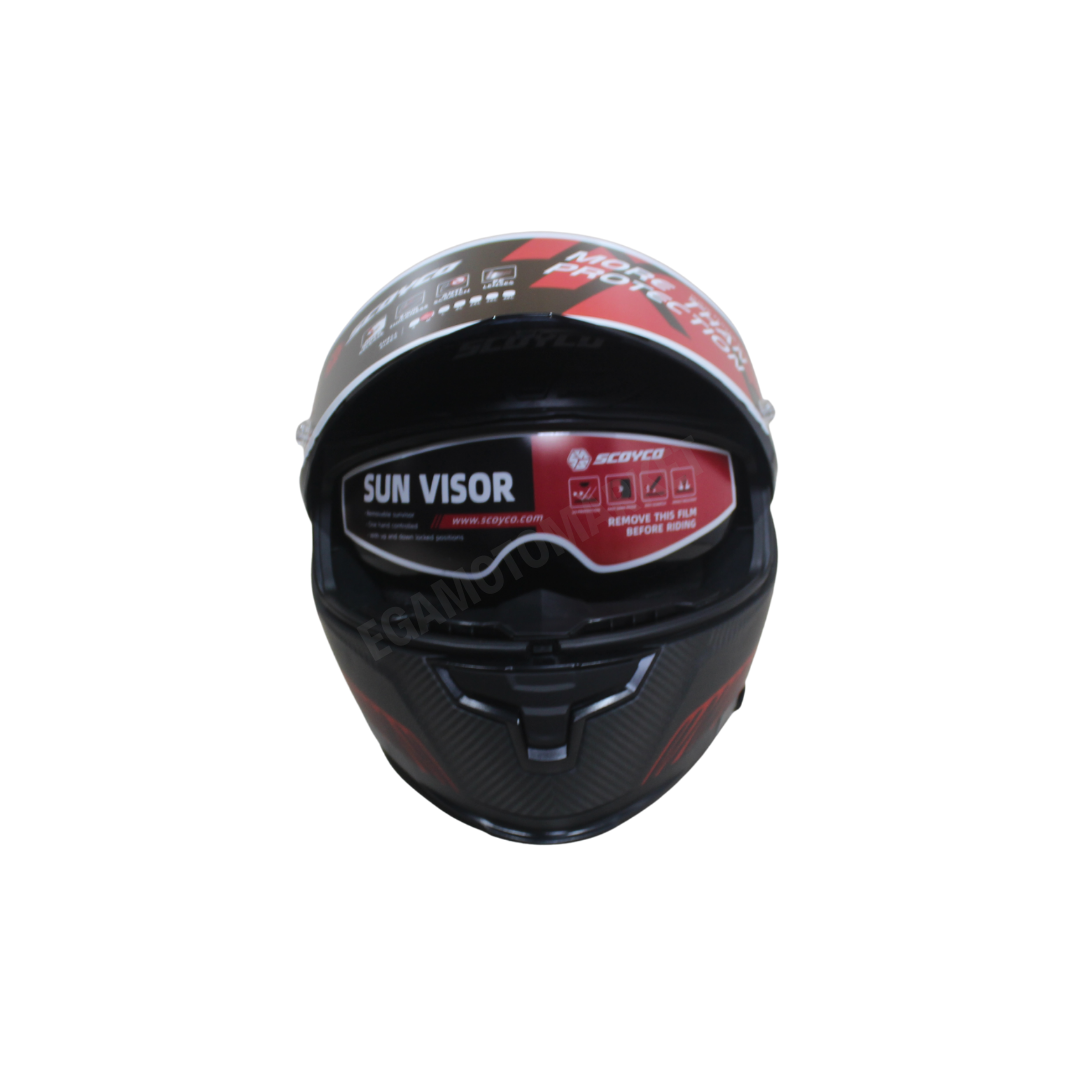 Scoyco Freedom Full Face Kask – Güneş Vizörlü Dot-ce